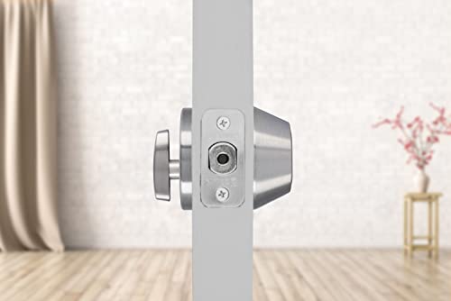 BRINKS – Front Door Lock – Traditional Single Cylinder Deadbolt – Easy Installation, Keyed Entry, Pick Resistant Security for Home and Residence