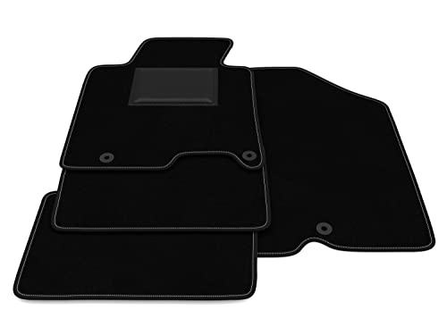 Tapis de sol compatibles avec Kia Ceed 2012-2018 sans décoration, kit de tapis de voiture personnalisé, tapis de voiture, tapis de voiture