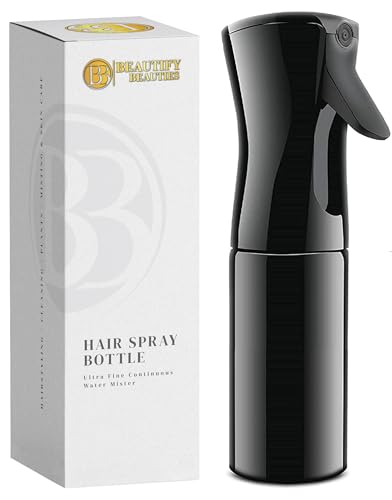 Image of BeautifyBeauties Continuous Spray Bottle for Hair, 6.8 oz Mister Spray | Perfect for barbers, salons, household cleaning, watering plants, pet care, ironing & essential oil scents
