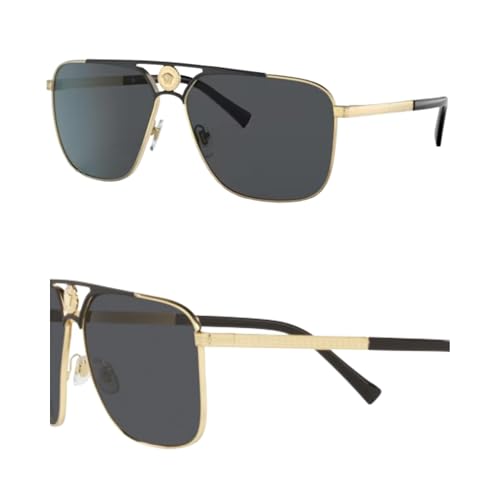 VERSACE VE2238 MEDUSA RECTANGLE Shape Sunglasses with Luxury Eyewear kit