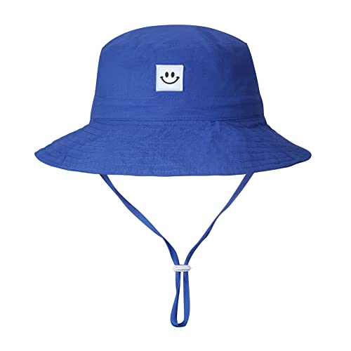 Image of MaxNova Baby Sun Hat Smile Face UPF 50+ Toddler Bucket Hat for Boys Girls 0-7 Years