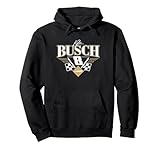 NASCAR - Kyle Busch 8 RCR Triangle Wings Logo Black Pullover Hoodie