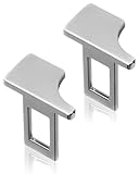 BNREOZA 2 universelle Autozubehörteile, Autoadapter aus Aluminium für die meisten Autos, Lastwagen und Transporter (silber)