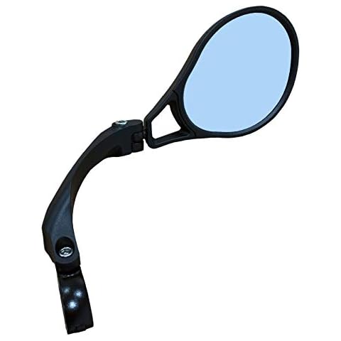 Hafny Handlebar Bike Mirror, E-approved Mirrors, HD Glass Mirror (Anti-glare Blue Right) Cover
