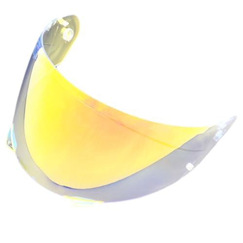 YMTSGEQ HJ-33 Helmet Visor For i90.Replacement Motorcycle Helmet Shield Compatible with HJC i90 (Revo Clear Red)