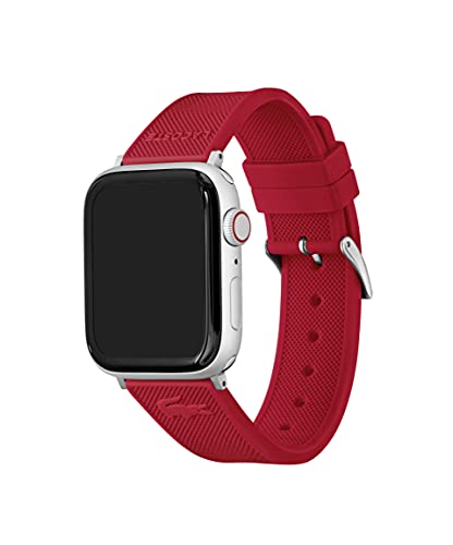 Lacoste Petit Piqué Silicone Unisex Apple Watch Strap - Image 2