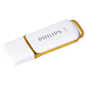 Philips USB Flash Drive Snow Edition 128GB USB 2.0, USB-stick, Ondersteunt USB 3.0 en USB 3.1 Poorten, Wit, 1 Stuk