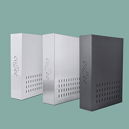 Cabilock — Cafeteira de aço inoxidável para lixeira de café, recipiente de lixo, gaveta, café, expre