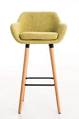 Taburetes Altos de Cocina con Respaldo Verde Marca CLP
