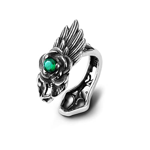 Phnibird Roses Ear Cuff Wrap Clip Wings Earrings For Women Handmade 925 Sterling Silver Non Pierced Gothic Jewelry #TOP4