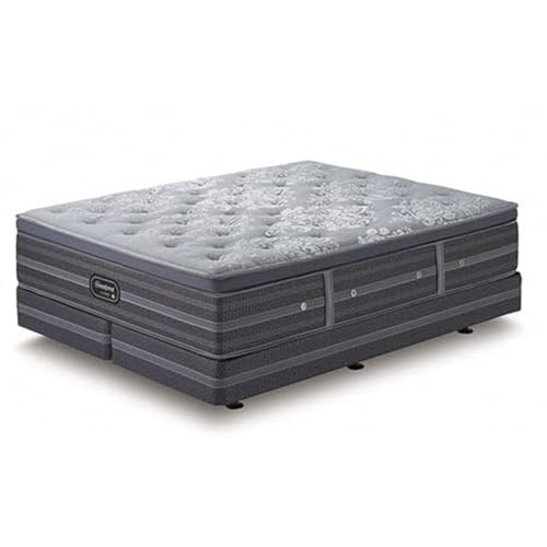 [シモンズ]セミダブルベッド リュクス プラッシュピロートップ ダブルクッション AA21LP1