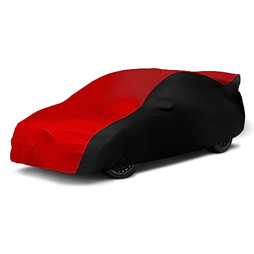 Image of Indoor Car Cover Replacement for 2007-2024 Subaru Impreza WRX Sti, Luxurious Stretch Satin Custom-fit Indoor Car Cover for Dust-Proof, Underground Garage, Car Show