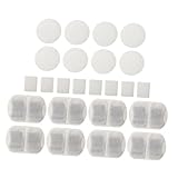 VALICLUD 8 セット 猫用ウォーターポンプフィルター 猫フィルターエレメント White