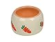 Nobby Keramik Futtertrog CARROT, beige / orange 250 ml, 1 Stück