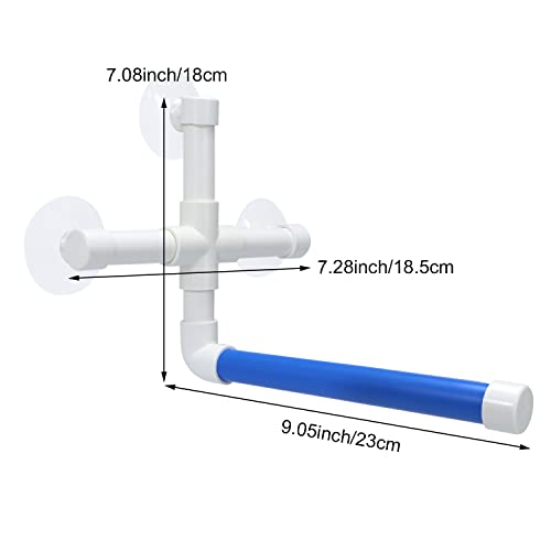 Litewood Suporte de parede para janela de papagaio com ventosa portátil para chuveiro de pássaro, br