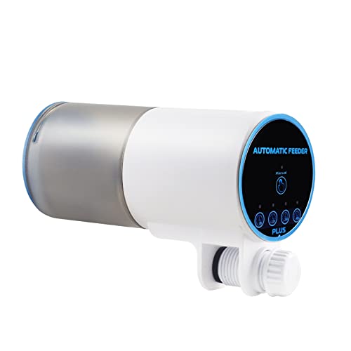 Boxtech Automatic Fish Feeder - Aquarium Tank Timer Fish Feeder Two 1.5V Battery Operated Programmable - Auto Fish Food…