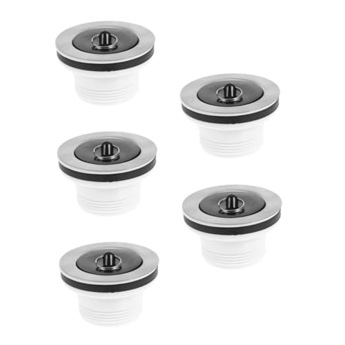 jojofuny 5 Piezas Colador Tapón De Fregadero De Cocina Tapón De Drenaje del Baño Tapón De Drenaje del Fregadero para Uso General Desagüe De La Bañera Tapón De Ducha Caucho