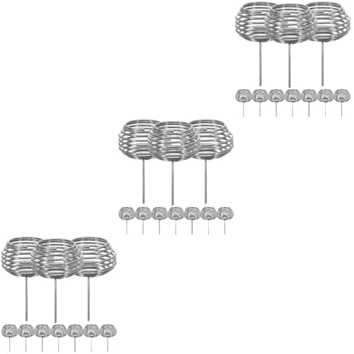 Toddmomy 30 Stk Düngerkiste Bonsai-Düngertopf kleiner Behälter für Pflanzendünger Bonsai-Düngerkorb Düngerkorb mit langsamer Freisetzung Jade-Dünger-Box fette Kiste Rostfreier Stahl