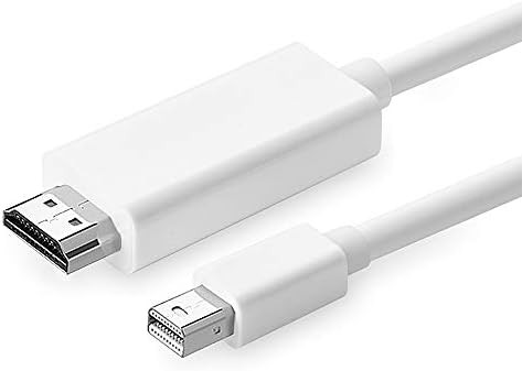 Mini DP Port/Thunderbolt to HDMI Cable(6 Feet/1.8m),Mini DP to HDMI Cable 1080p Full HD for Surface Pro, MacBook Pro, iMac, Mac Mini etc (Nickel Plated)