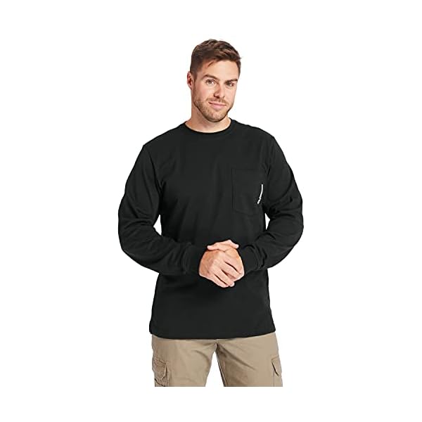 Timberland Herren Base Plate Long Sleeve with Chest Pocket Big & Tall Arbeits-T-Shirt