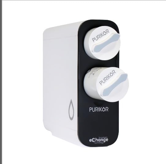 Purikor PK-EASY-600N-Under Sink Reverse Osmosis System, 4 Stage Tankless, Purified Unit Water Filter, NSF/ANSI 372 & 58 Certified, Smart 360 LED Faucet, 600 GPD