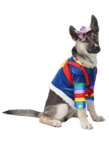 Disfraz Rainbow Brite para perros, Talla M