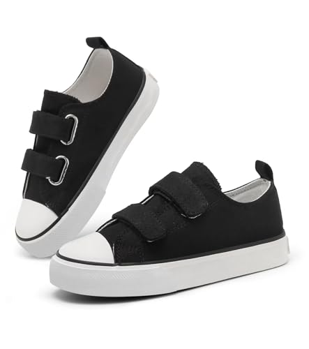 Image of Toddler Little Kid Cushioned Canvas Shoes Slip On Sneakers Soft and Durable