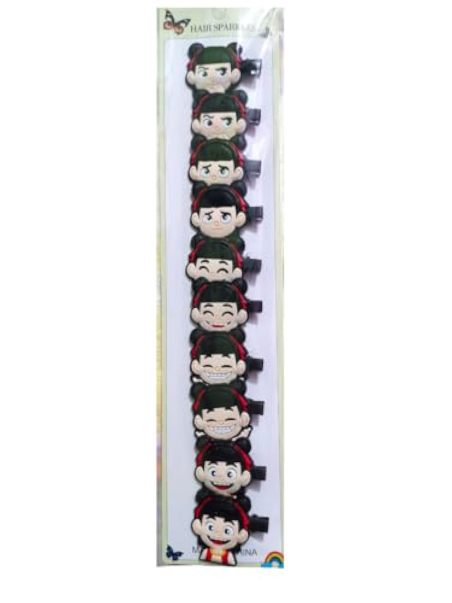 RSP Cartoon Hair Clips for Kids, Pack of 10