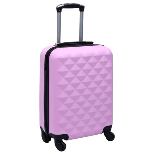 CHARMMA Hardcase Trolley Set 2 pcs Pink ABS,Suitcases-924292