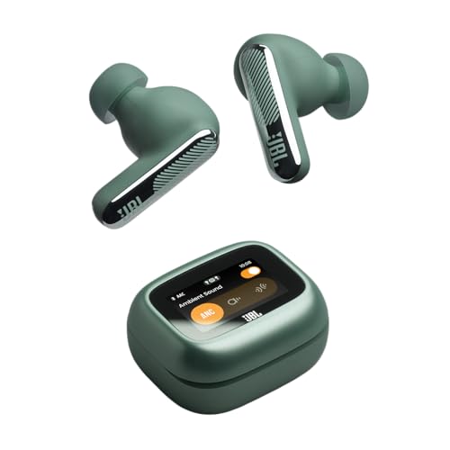 Image of JBL New Live Beam 4 TWS with Smart Charging Case, Hi-Res Audio, True Adaptive Noise Cancelling 2.0, 6-Mic Perfect Calls 2.0, Personi-Fi 3.0, BT 6.0, LE Audio,Auracast, Up to 48H Playtime, IP55, Green