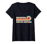Photo Gallery donna quinton first name funny retro vintage birthday maglietta con collo a v Photo Gallery donna quinton first name funny retro vintage birthday maglietta con collo a v