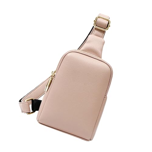 Riñonera rosa doble bolsillo Operitacx: bolso bandolera fácil de limpiar