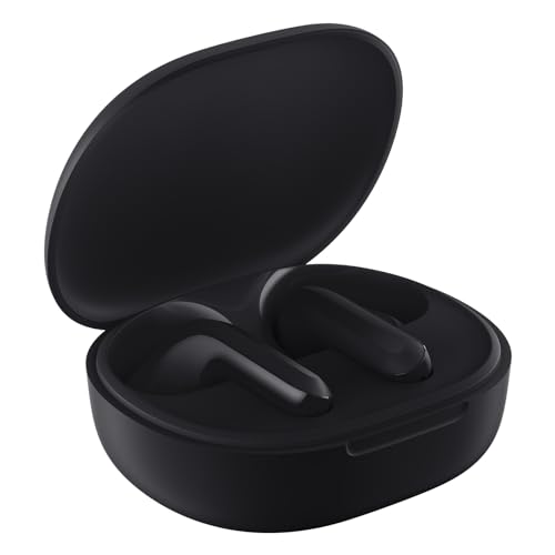 Xiaomi Redmi Buds 4 Lite Auricolare Bluetooth 5.3, Supporto per Google Fast Pair, Driver dinamico da 12 mm, Fino a 20 ore di durata della batteria, Resistenza all'acqua IP54, Leggero e portatile, Nero