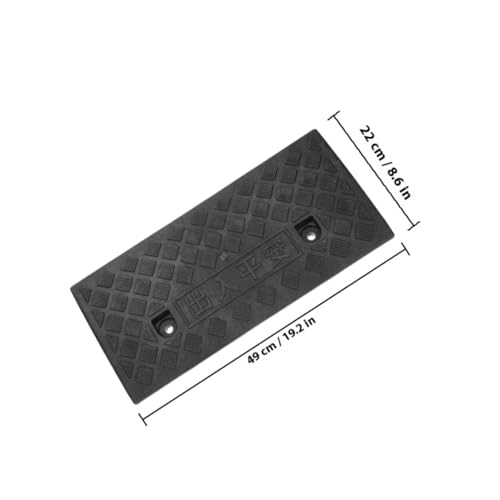 Rampa portátil para vehículo 6cm alta negra antideslizante miniatura 2