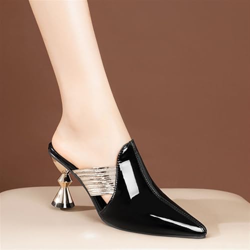 Pointed Toe Slingback Heels for Women Closed Toe High Heels Slip-On Dress Office Party Wedding Shoes4