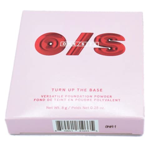 One Size Patrick Starrr Turn Up The Base Versatile Powder Foundation - Light 4 (G) Light, Golden Undertones Face Pressed Makeup Medium-To-Full Coverage, Soft Matte Finish 0.28 Ounce #TOP4