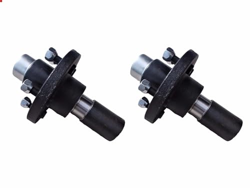 Everything for trailers, RVs and trucks and more - Two (2) 5x5 Replacement Idler Hub Spindle Kit Stub End Trailer For Axle 3500# #84 (FS1XN-2548)