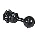 CS PRIORITY CNC Adjustable 1Inch Ball Head Mount Cold Shoe Base Adapter for Underwater Action Cameras Waterproof Housing Case Video Flash (Type B)