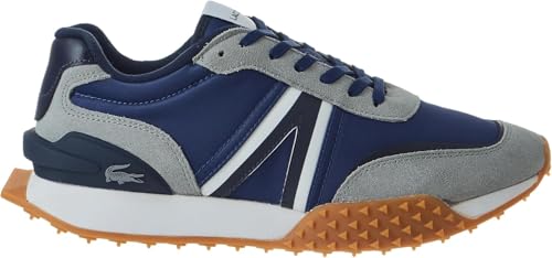Lacoste Mens L-Spin Deluxe Sneaker, NVY/DK Gry, 11