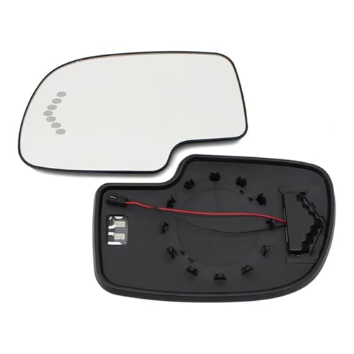 Verre de rétroviseur chauffant Chevy Silverado grand angle pour angle mort - 2
