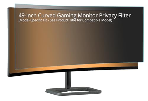 Photodon 2-Way Privacy Filter to fit the Samsung CHG90 QLED 49-inch Curved Gaming Monitor with Installation Kit