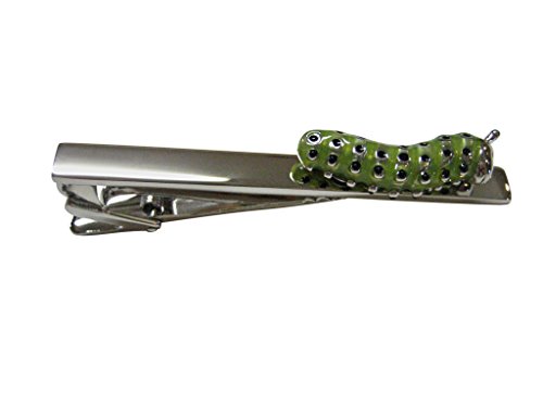 Kiola Designs Caterpillar Bug Insect Square Tie Clip