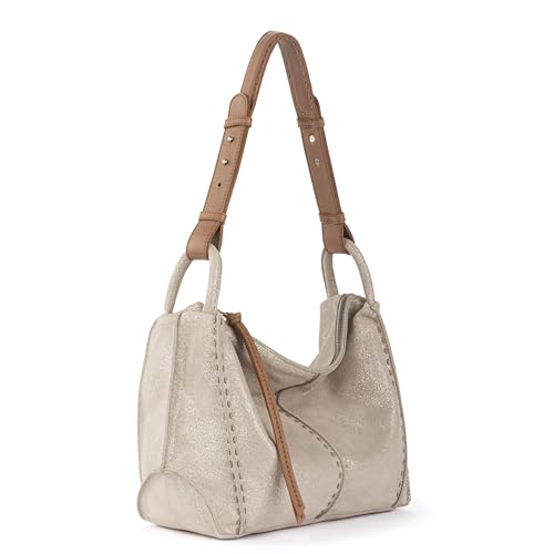 Image of The Sak Los Feliz Hobo Purse - Premium Large Leather Women's Handbag for Everyday & Travel - Durable Purse With Zipper Pocket