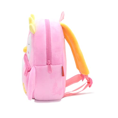 Nice Choice Cute Toddler Backpack Toddler Bag Plush Animal Cartoon Mini Travel Bag For Baby Girl Boy 2-6 Years(Cute Penguin) #TOP1