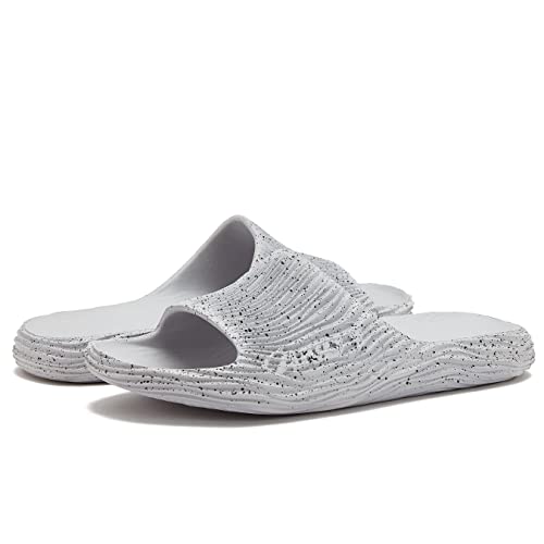 AND1 Men’s Waterproof Slide Sandals, Slip On Floating Slides, Sizes 7 to 13