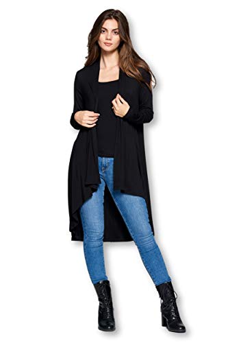 Women Long Duster Maxi Softest Open Front Casual Flowy Viscose Made from Bamboo Cardigan2