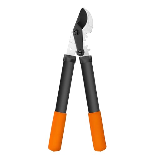 KLDOLLAR Loppers for Tree Trimming, Sharp Steel Blade Branch Cutter Bush and Tree Trimmer with 1.3' Clean Cut, Garden Clippers with Gear Action, Lightweight Pruner, Yard Tools for Gardening (15 Inch)