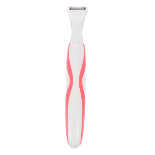 SMASOLO Depiladora Mujer Multifuncción con Cabezal Reemplazable para Piernas Axilas Cuerpo y Rostro Afeitado Seguro y Preciso Color Rojo