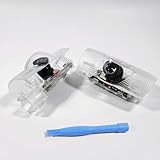 2PCS Toy..Car Door Lights Logo Projector, Fit for 4 Run.Aval.Cam.Corol.Highland.Land.prius. prado.sequoia.sienna.tundra.tacoma.rei. Courtesy Step Puddle Light HD Quartz Glass Slide Laser (Choices)