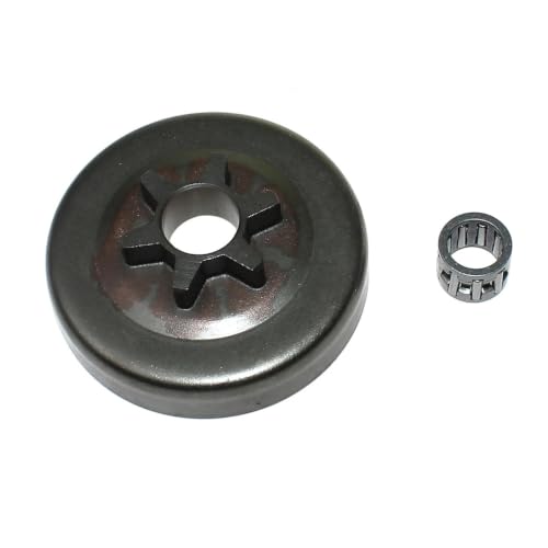 Piñón de tambor de embrague para solucionar pérdidas de potencia en motosierra Castor 330 380